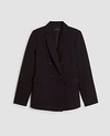 ANN TAYLOR THE DOUBLE BREASTED BLAZER IN DOUBLEWEAVE,538845