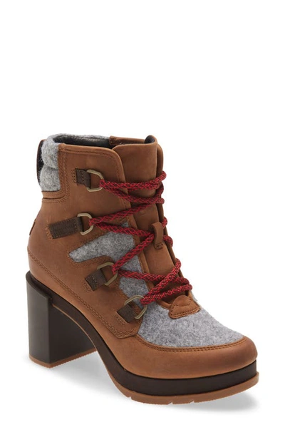 Sorel Women's Blake Lace-up Leather & Felt Hiking Boots In Velvet Tan