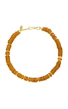 LIZZIE FORTUNATO WOMEN'S HONEY LAGUNA GOLD-PLATED BRASS; ZINC BEADED NECKLACE