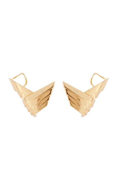 Leda Madera Susan Gold-plated Brass Earrings