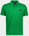Paul & Shark Organic Cotton Piqué Polo With Iconic Badge In Green