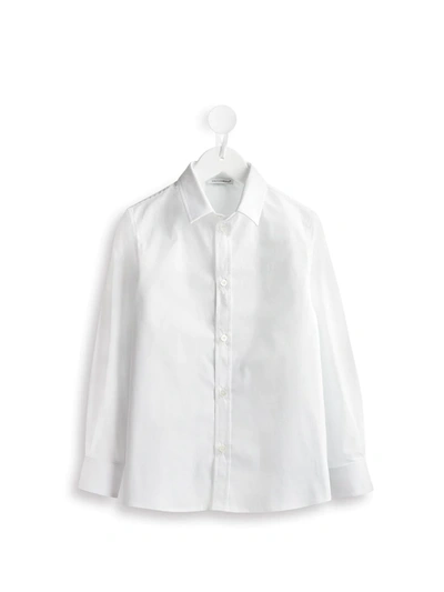 Dolce & Gabbana Kids' Long Sleeve Shirt In White
