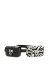 PINKO LOVE DOUBLE-POUCH BELT BAG