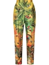 DOLCE & GABBANA JUNGLE-PRINT TROUSERS