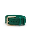 DOLCE & GABBANA SNAKESKIN EFFECT BUCKLED BRACELET