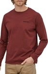 Patagonia P-6 Logo Responsibili-tee T-shirt In Barn Red