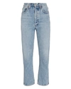 AGOLDE RILEY HIGH-RISE STRAIGHT CROPPED JEANS,060065903890