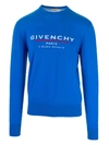 GIVENCHY WOOL PULLOVER IN OCEAN BLUE COLOR