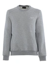 ERMENEGILDO ZEGNA LOGO EMBROIDERY SWEATSHIRT