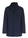 SAVE THE DUCK NOTCH LAPELS JACKET IN BLUE