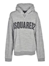 DSQUARED2 HOODIE IN GREY