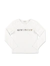 GIVENCHY LONG SLEEVE T-SHIRT IN WHITE