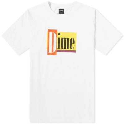 Dime Diner Tee In White