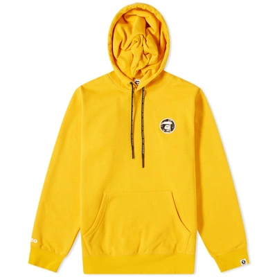 Aape By A Bathing Ape Aape Hood Logo Popover Hoody In Yellow