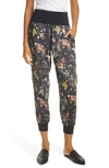 CINQ À SEPT CINQ Á SEPT GILES SAKURA PRINT JOGGERS,ZP4673864Z