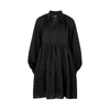 STINE GOYA JASMINE BLACK CHECKED MINI DRESS,3241505