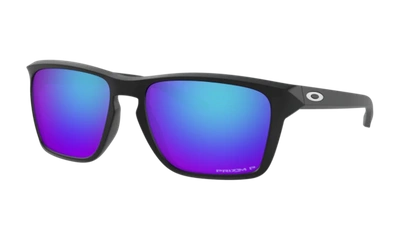 Oakley Prizm Blue Rectangular Sunglasses Oo9448-944812-57 In Black