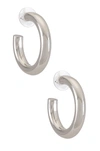 BAUBLEBAR DALILAH MEDIUM TUBE HOOP EARRINGS,BAUR-WL41