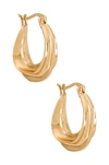 Casa Clara Lennon Hoop In Gold