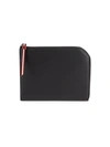 BALLY LEATHER TRAVEL WALLET,0400013101047