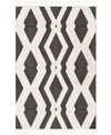 Surya Azilal Azi-2300 Black 2' X 2'11" Area Rug In Black