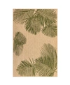 Liora Manne Carmel Palm 3'3" X 4'11" Outdoor Area Rug In Green