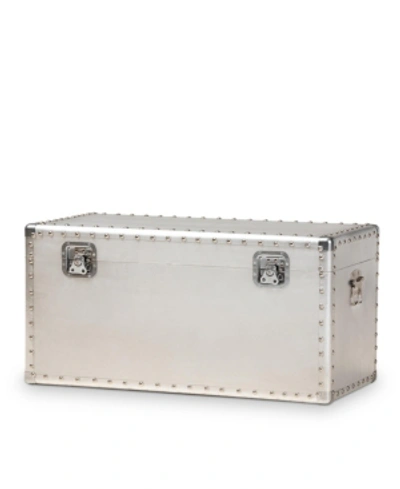 Furniture Serge Trunk In Silver