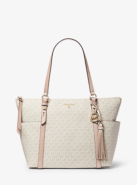 michael kors nomad large logo tote bag