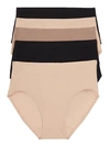 Chantelle 5-pack Soft-stretch Hipster Briefs In Basic Assorted