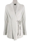 EMPORIO ARMANI SIDE TIE CARDIGAN