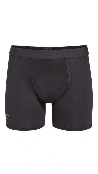 Arc'teryx Phase Sl Performance Boxers In Black