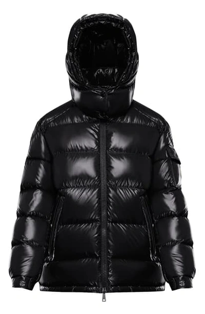 Moncler Maire Water Resistant Down Puffer Coat In 999 Black