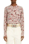 ISABEL MARANT FLORAL SILK SHIRT,HT1963-20H044I