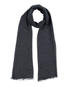 Brunello Cucinelli Scarves In Steel Grey