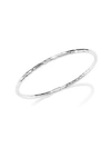 Ippolita Classic Hammered Sterling Silver Skinny #3 Bangle