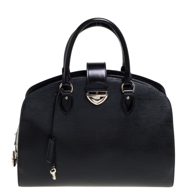 Pre-owned Louis Vuitton Black Epi Leather Pont Neuf Gm Bag