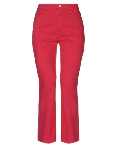 Manila Grace Jeans In Red