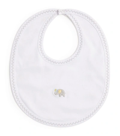 Kissy Kissy Babies' Embroidered Elephant Bib