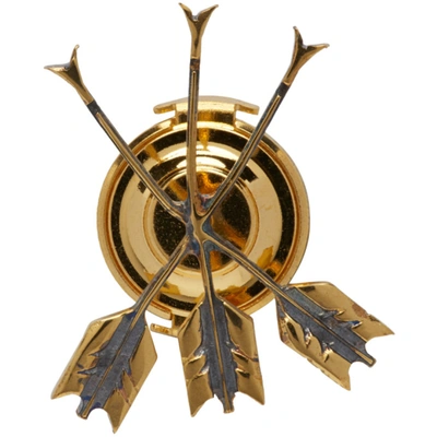 Undercover Gold Arrows Pin In Gold