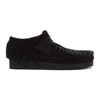 PALM ANGELS PALM ANGELS BLACK CLARKS ORIGINALS EDITION FRINGED WALLABEE DESERT BOOTS