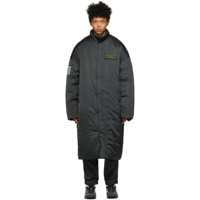 A. A. Spectrum Black Padded Puffer Coat