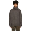 A. A. SPECTRUM A. A. SPECTRUM GREY TURTLENECK SWEATER