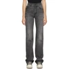 PALM ANGELS GREY FLARED JEANS