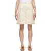 LOEWE LOEWE OFF-WHITE DENIM SHORTS