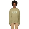 ADER ERROR ADER ERROR KHAKI MASK SWEATSHIRT