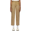 ADER ERROR TAN TWOFOLD TROUSERS