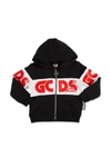 GCDS SWEATSHIRT AND PANTS SET IN BLACK