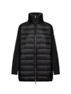 Moncler Long Down Knit Combo Jacket