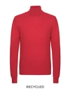 8 By Yoox Turtlenecks In Red