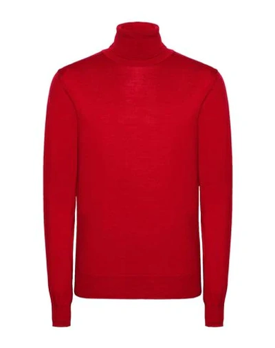 8 By Yoox Turtlenecks In Red